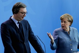 Merkel pozvala Vučića da posjeti Njemačku u januaru