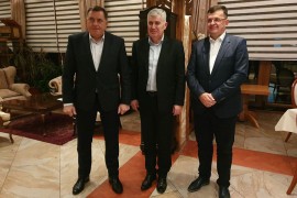 Dodik, Čović i Tegeltija u Banjaluci: Što prije formirati Savjet ...