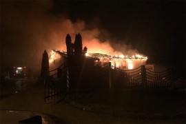 Požar na groblju, izgorio pomoćni objekat