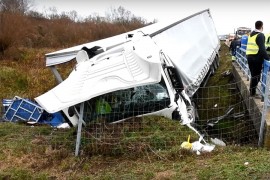 Kamion iz BiH sletio sa autoputa u Hrvatskoj, povrijeđen vozač