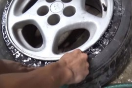 Kako izgleda vožnja sa gumama napunjenim vodom?