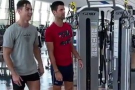 Đoković i Ronaldo zajedno trenirali u Dubaiju