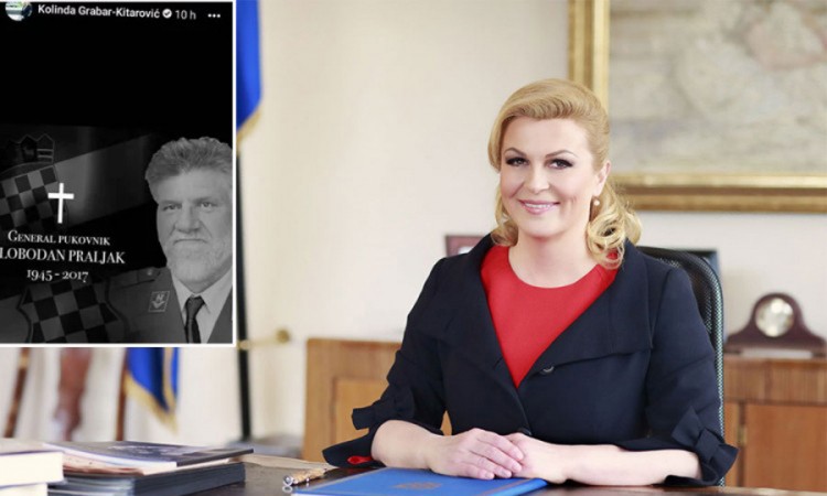 Grabar Kitarović o odavanju počasti Praljku: Neću objašnjavati