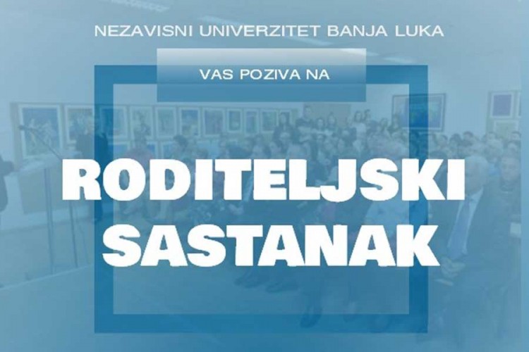 NUBL organizuje "Roditeljski sastanak"