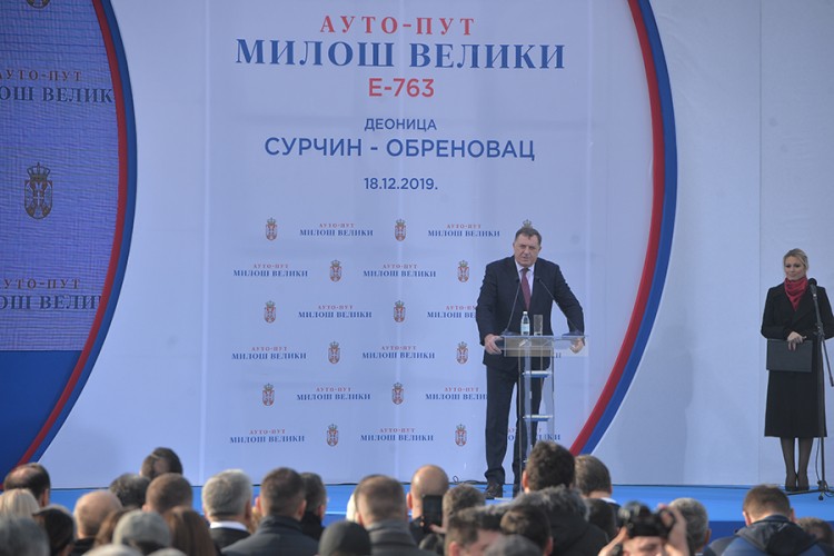 Dodik: Otvaranju dionice autoputa pobjeda i naroda u RS