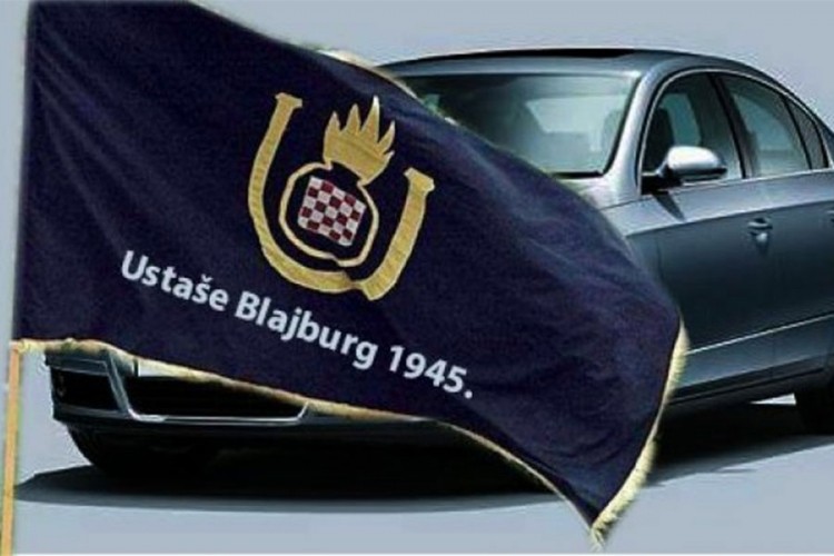 U Bačkoj Palanci razlupali automobil sa ustaškom zastavicom