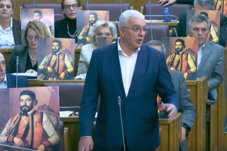 Njegoš u poslaničkim klupama