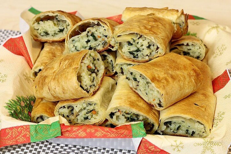 Pita s kupusom i rižom