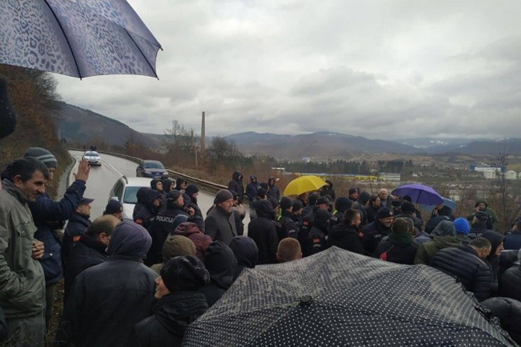 Blokiran magistralni put Berane - Bijelo Polje