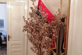Badnjak u kabinetu srpskog člana Predsjedništva BiH u Sarajevu