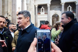 Incident na biralištu, Milanović verbalno napadnut