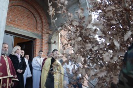 Cvijanovićeva prisustvovala nalaganju badnjaka