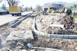Konačno trotoar uz magistralu u Trebinju