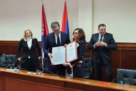 Završen sastanak zvaničnika RS i Srbije, Vučiću  povelja opštine