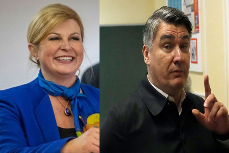 Otvorena birališta, Hrvati biraju između Milanovića i Grabar-Kitarovićeve