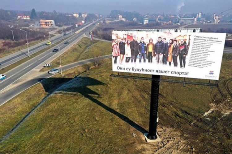 Uspješni sportisti na bilbordima