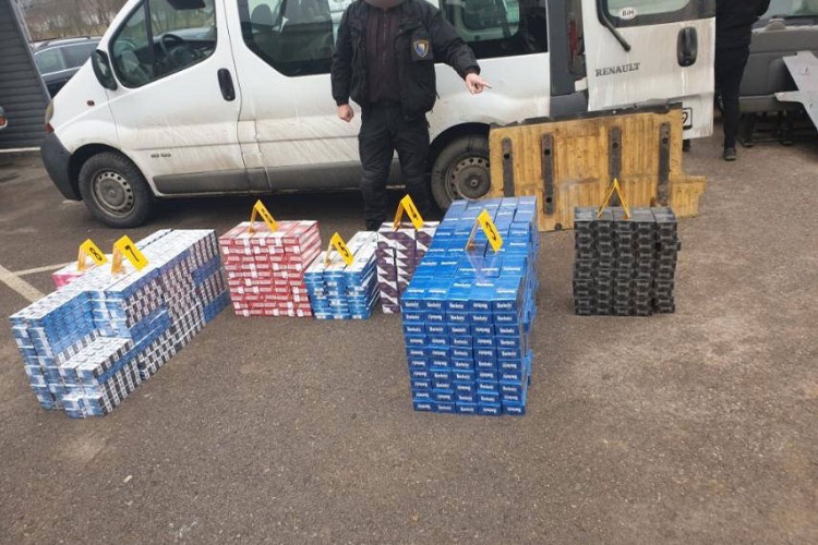 U dvije akcije oduzete cigarete i rezani duvan u vrijednosti 54.500 KM
