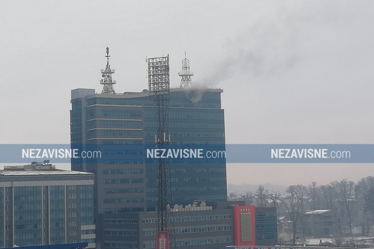 Požar u zgradi "Integrala" u Banjaluci