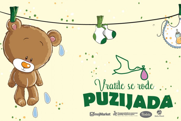 Moj market organizuje puzijadu za bebe
