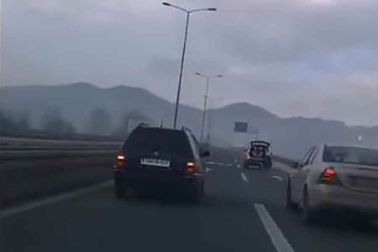 Policija identifikovala "sankaše" na autoputu, biće novčano kažnjeni