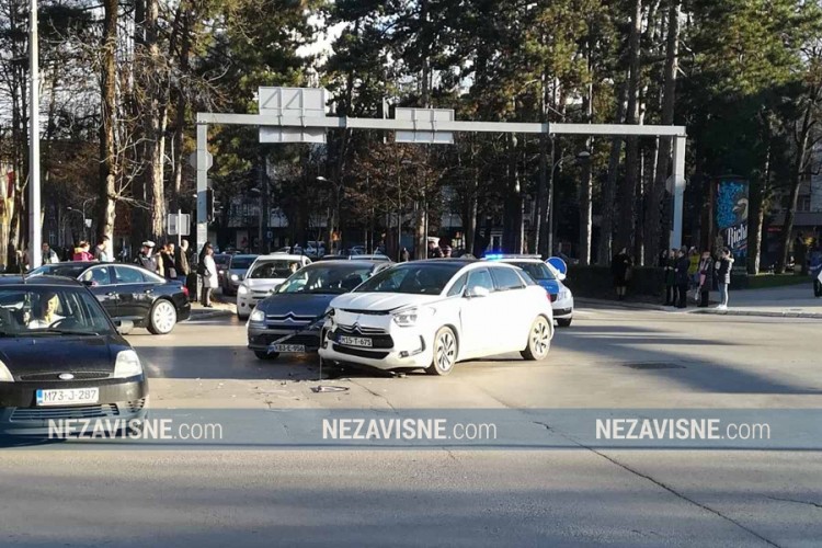 Sudar dva sitroena u Banjaluci