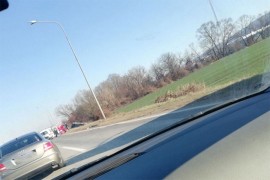 Automobil u kanalu kod prijedorske petlje