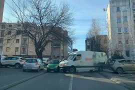 Sudar u centru Banjaluke, blokirana ulica