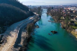Sanirano klizište u Priječanima, nastavak gradnje puta
