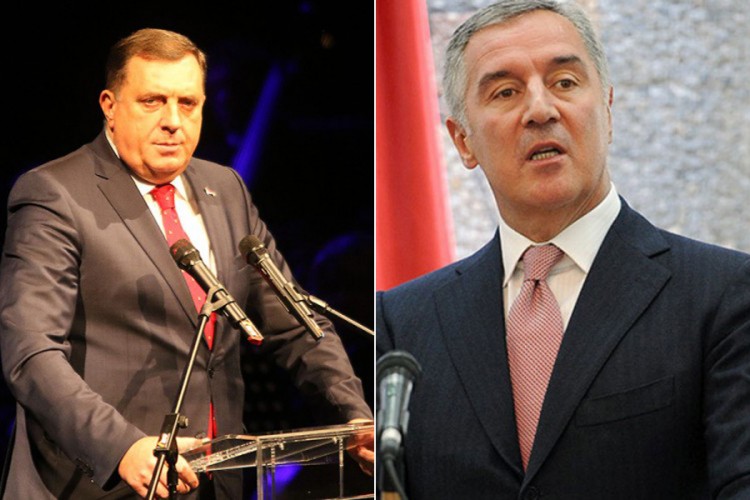 Dodik nije dao saglasnost za dolazak Đukanovića u BiH