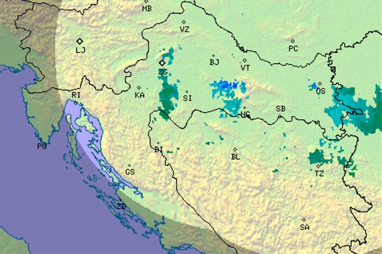 Crveno upozorenje za Hrvatsku, udari vjetra i do 165 km na čas