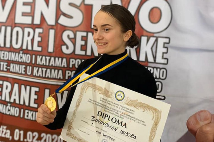Isidora Borovčanin: Za uspjehe je najzaslužniji tata