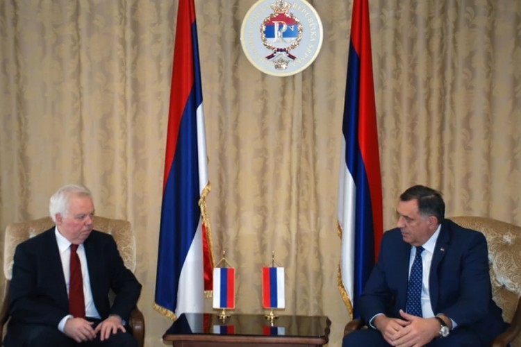 Dodik Ivancovu prenio da Srpska ostaje pri svom stavu