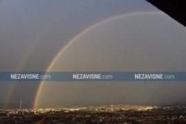 Duga iznad Banjaluke