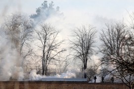 Sukobi na grčko-turskoj granici, suzavac i vodeni topovi