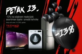 Petak 13. vam donosi 13% popusta u Techno Shopu