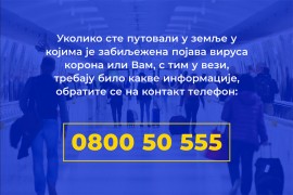 Telefonski broj za sve prijave i informacije o virusu korona u RS
