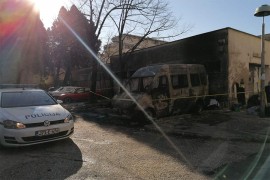 Izgorio kombi u Mostaru