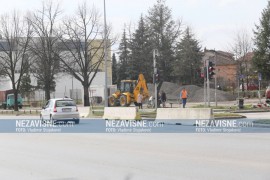 Počela izgradnja kružnog kod 'Lesnine', zatvoren saobraćaj iz pravca ...