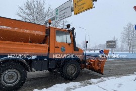 Otežan saobraćaj zbog snijega