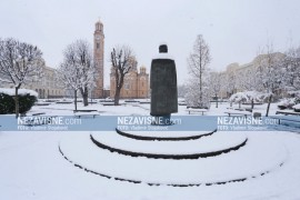 U BiH oblačno sa snijegom