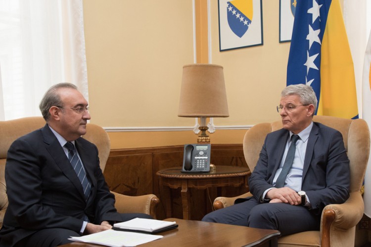 Džaferović i Koč: Migrantskom krizom treba da se bavi EU