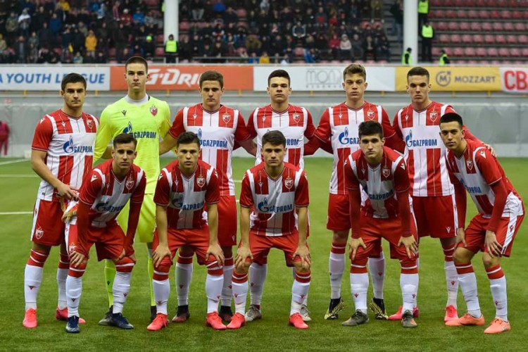 Mladi fudbaleri Zvezde stali u osmini finala Lige šampiona