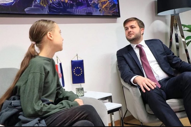 Hrvatski ministar upoznao Gretu Tunberg
