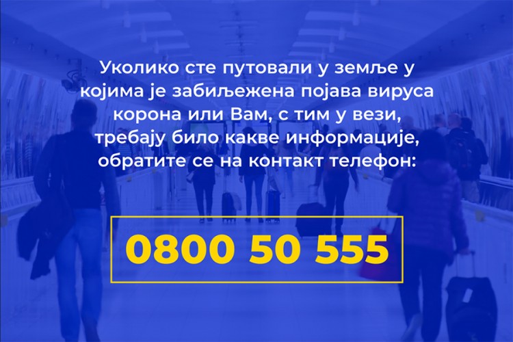 Telefonski broj za sve prijave i informacije o virusu korona u RS
