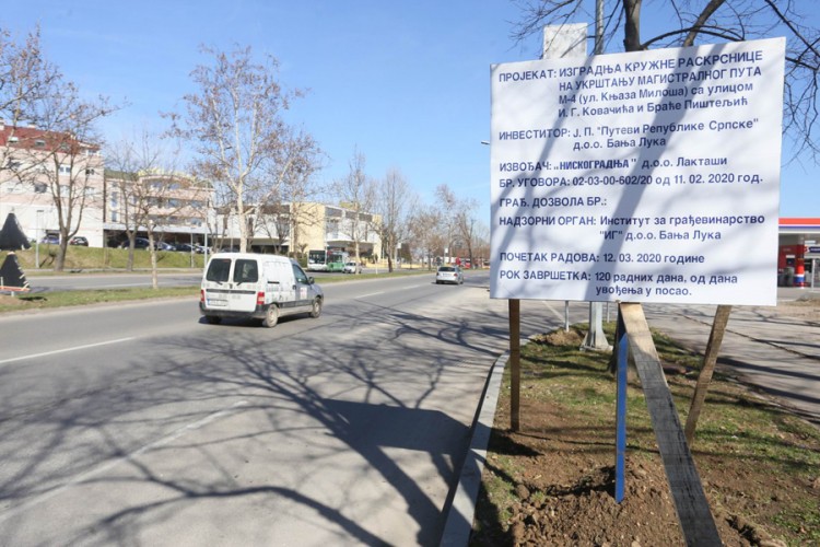 Kreće izgradnja kružnog toka kod "Lesnine"