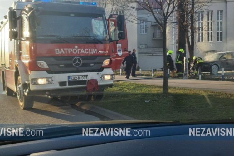 Gorio automobil u Banjaluci