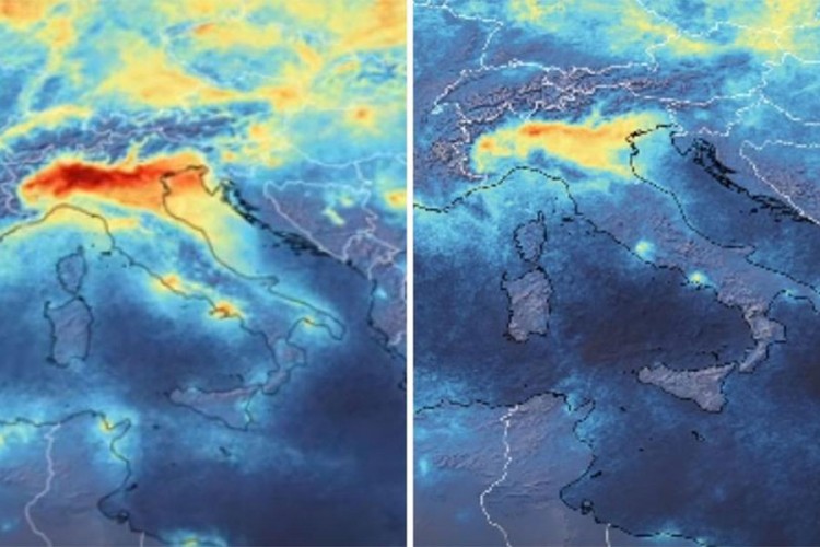 Korona raščistila vazduh u Italiji