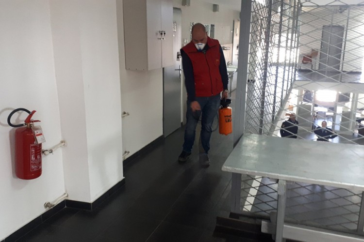 KPZ Banjaluka: Dezinfikovane sve prostorije