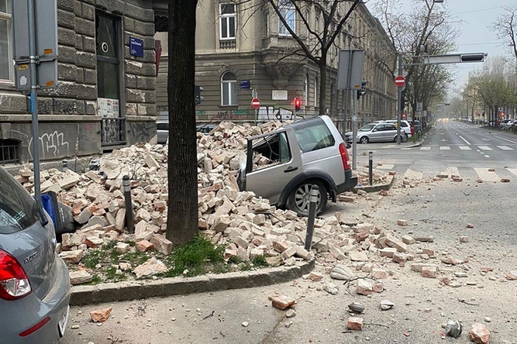Zagreb tokom noći pogodilo više slabijih potresa