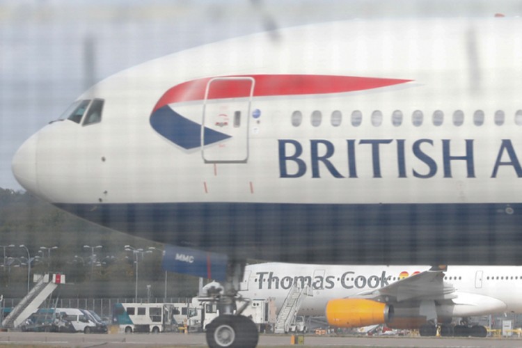 Britiš ervejz obustavlja letove na aerodromu Getvik
